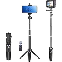 Selfie Stick, 40 inch Extendable Selfie Stick Tripod,Phone Tripod with Wireless Remote Shutter Compatible with iPhone 11 11 pro Xs Max Xr X 8Plus 7, Android, Samsung Galaxy S10 S9,Gopro and More