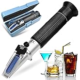 Alcohol Refractometer for Checking Volume Percent of Brandy, Whisky, Vodka etc,Ideal for Bartender, Alcohol Retailer and Food