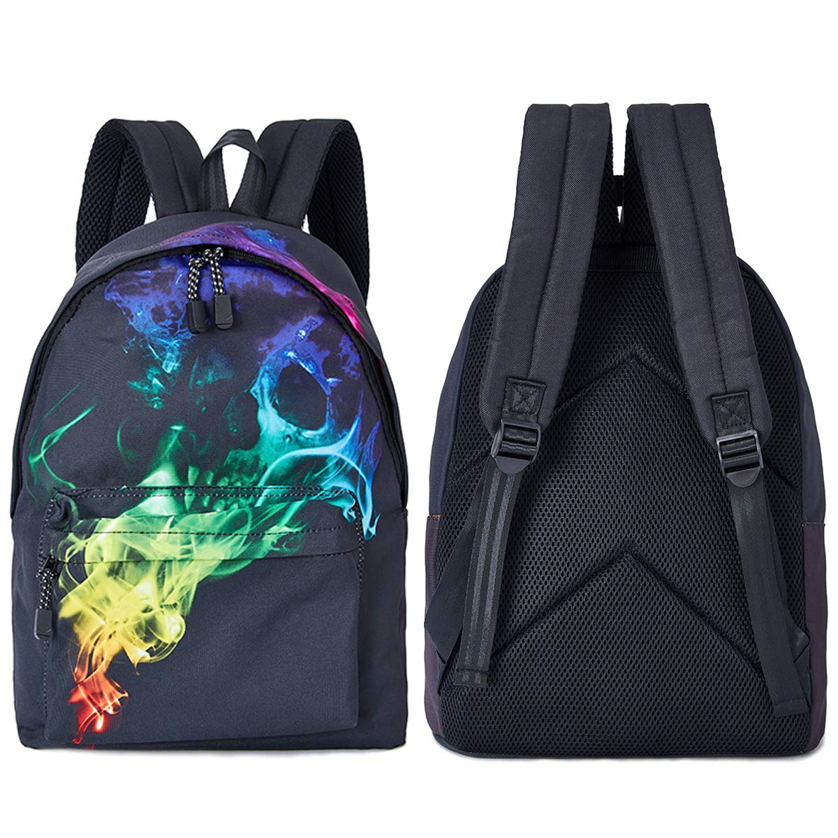 TUONROAD Schulrucksäcke Unisex Geometrie Daypack Laptop Tasche Backpack Freizeitrucksack Rucksack Schulrucksack