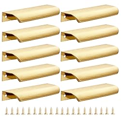 Malimali 10 Pack Gold Edge Finger Pulls for