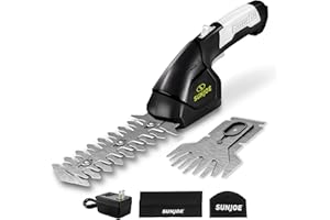 Sun Joe HJ604C 7.2-Volt Cordless Grass Shears and Trimmer, Charger and Battery Included