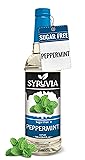 Syruvia Sugar Free Peppermint Syrup for Coffee 25.4