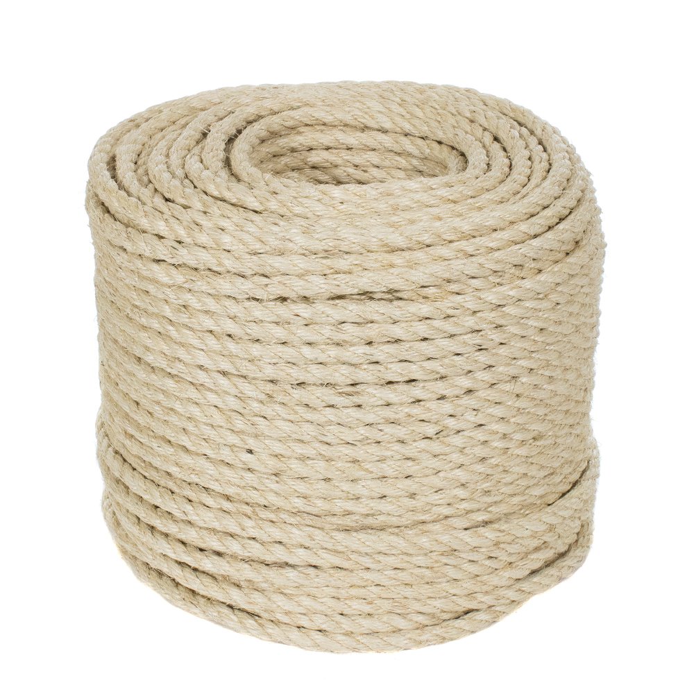 Golberg 1/2-inch Sisal Rope - 50-Feet - Pet Friendly