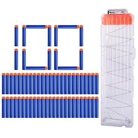 DUS 1er 18-Darts Magazin Clip + 100er Pfeile Darts für Nerf Elite