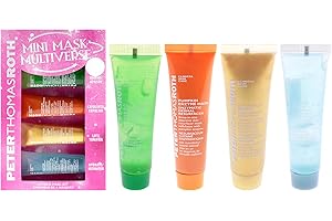 Peter Thomas Roth Women's Mask to the Moon And Back 4-Piece Mask Kit, Clear, 4 Count