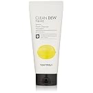 TONYMOLY Clean Dew Lemon Foam Cleanser, Lemon, 6 Fl Oz