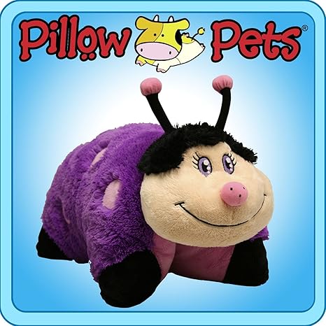 Amazon Com Pillow Pets 11 Inch Pee Wees Dreamy Ladybug Toys