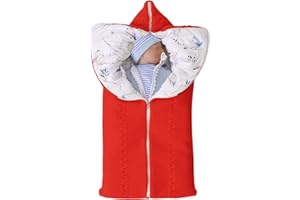 Yinuoday Newborn Swaddle Blanket Soft Fleece Stroller Wraps Baby Sleeping Bag for Boys Girls 0-12 Months