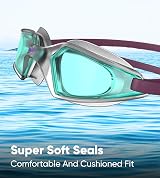 Speedo Hydropulse Youth Goggle Unisex Comfortable Adjustable Anti-Fog Anti-Leak view 3