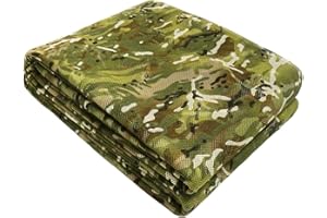 WINWAY 300D Camo Burlap Camouflage Netting Quiet Mesh Net for Hunting Sunshade Camping Concealment Shooting Blinds…