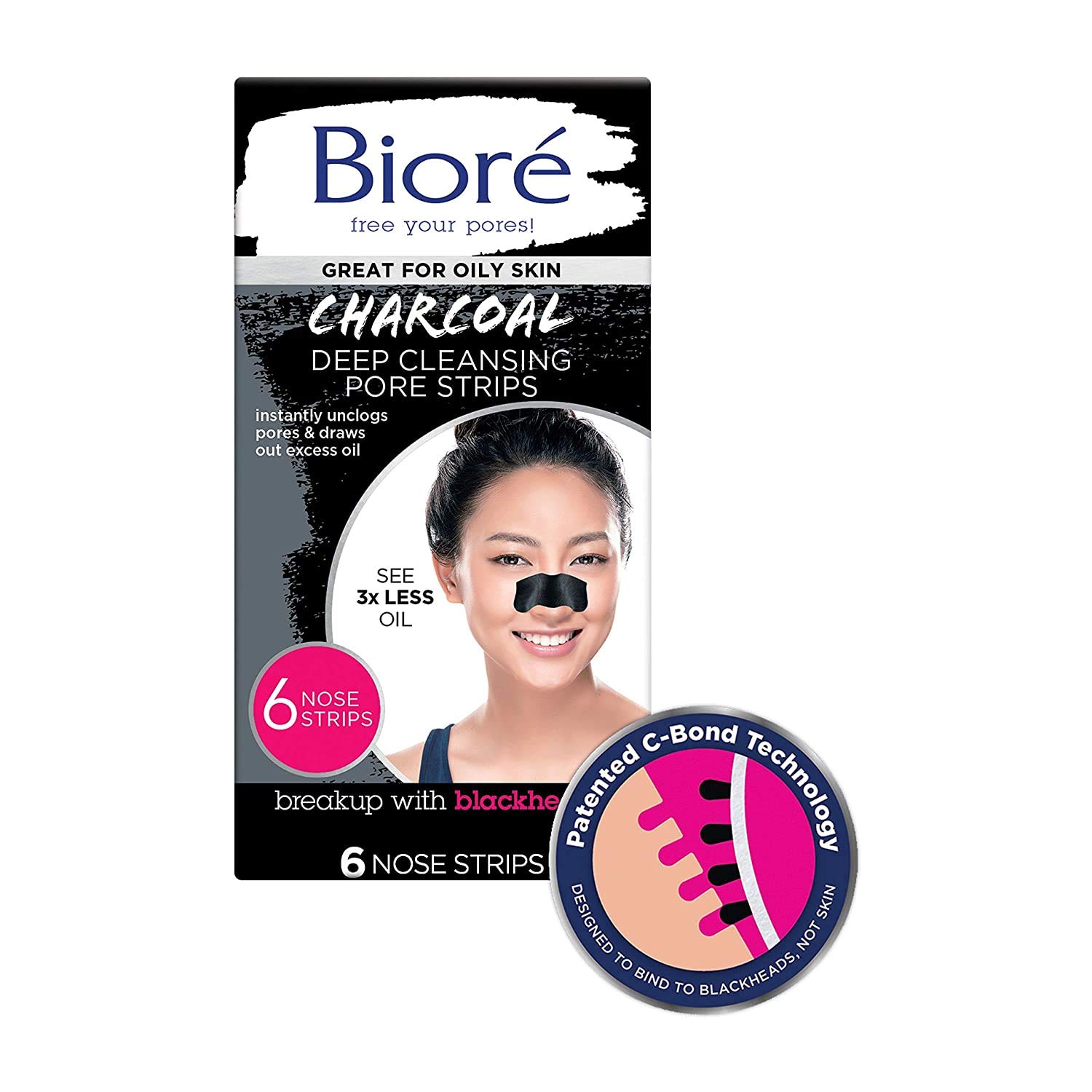 deep cleansing charcoal pore strips