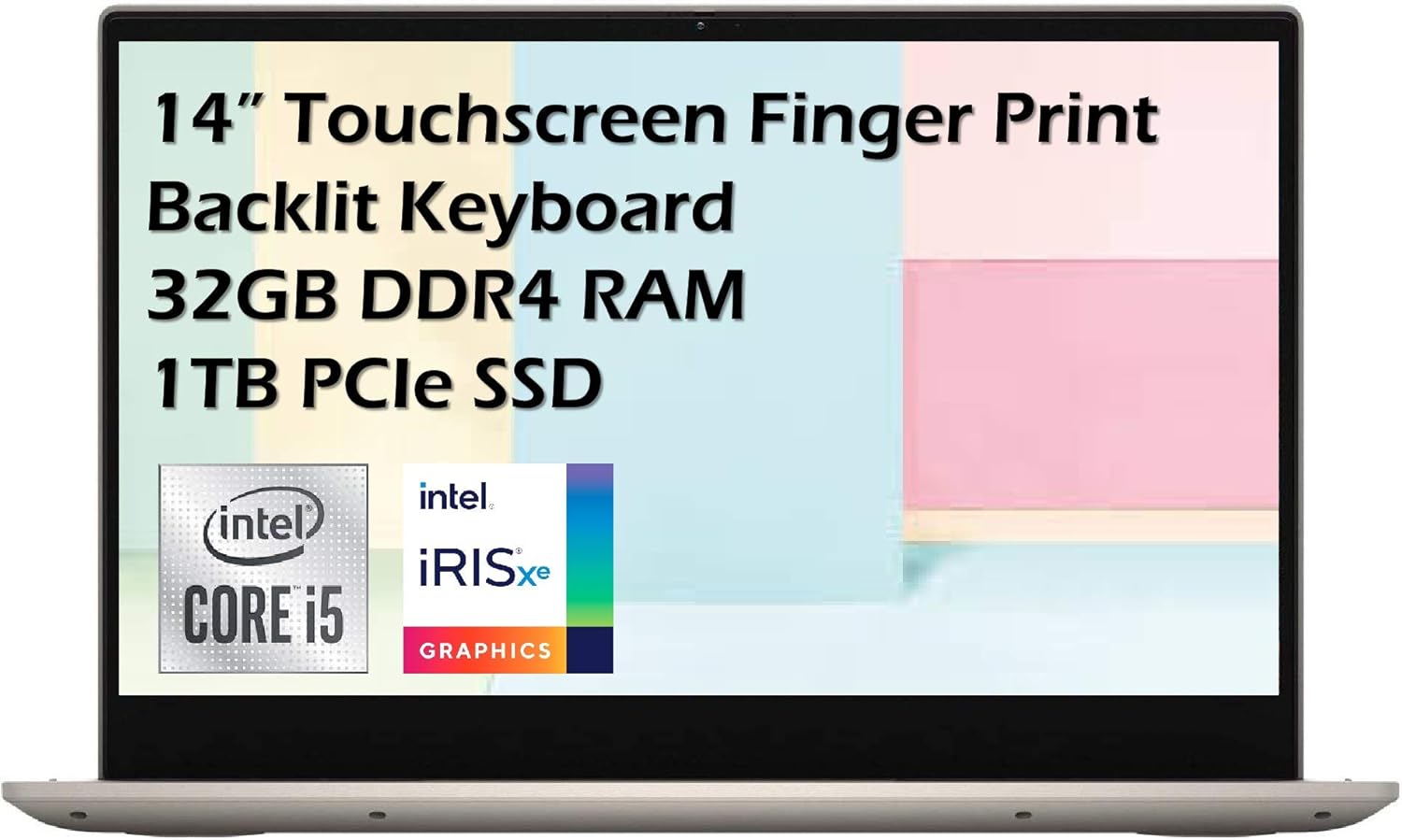 Dell 2021 Inspiron 14 5000 5406 2 in 1 Laptop 14” HD Touchscreen 11th Gen Intel 4-Core i5-1135G7 (Beat i7-10710U) 32GB RAM 1TB SSD Backlit Fingerprint Win10