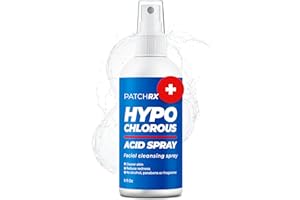 PatchRx Hypochlorous Acid Spray for Face (8oz, Reduces Acne), Targets Bacteria - HOCL Facial Cleanser Acne Spray for Face, Body, Eczema, Pimples, Breakouts & Overall Skin Recovery (Reduces Redness)