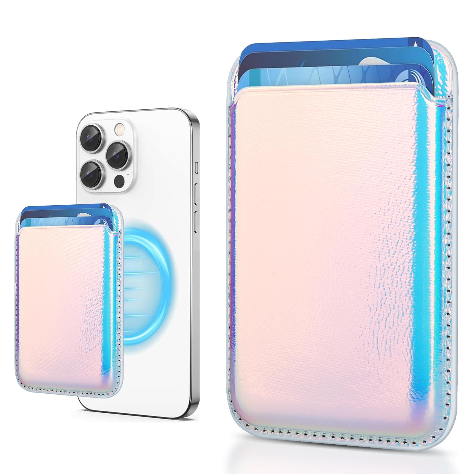 Amzone Magnetic Wallet Cell Phone Card Holder for Case with Colorful | eBay Amzone Magnetic Wallet Cell Phone Card Holder for Case with Colorful | eBay