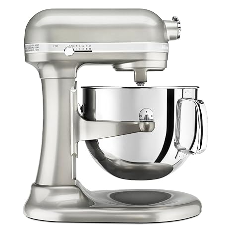 KitchenAid KSM7586PSR 7-Quart Pro Line Stand Mixer Sugar Pearl Silver by KitchenAid