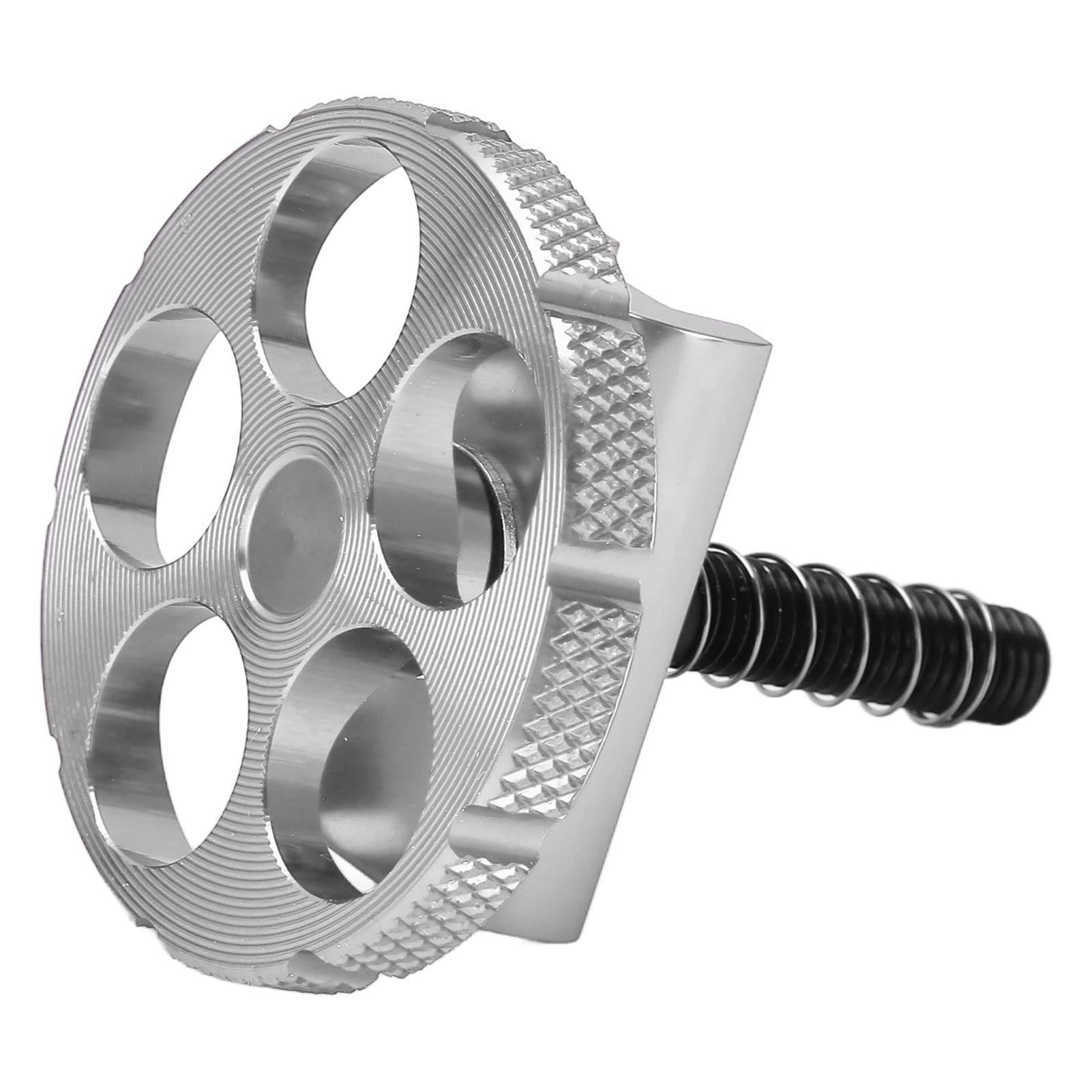 SUNGOOYUE Aluminum Alloy CNC Integrated Hingle Clamp C Buckle Fits for Brompton Folding Bicycle(Silver)