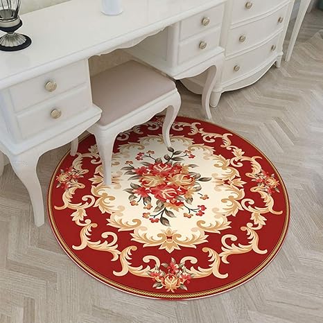Amazon Com Dtdm Living Room Round Carpet Dressing Table Carpet