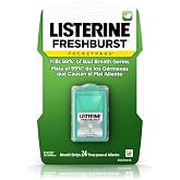 Listerine PocketPaks Breath Strips, Freshburst, 24 ct, 1 Pack | Dissolving Oral Care Strips, Instant Fresh Breath, Travel Essentials, Kills 99% of Bad Breath Germs, Breath Freshener
