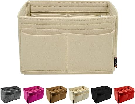 Omystyle Fashion Geldborse Organizer Einsatz Handtasche Tote Organizer Perfekt Fur Speedy Neverfull Und Mehr Beige Us M Eu M L Amazon De Baumarkt