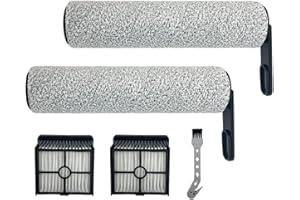 2* Main Brush + 2*Filter + 1*Cleaning Tool for DREAME for Trouver K10/K10 Pro Wet and Dry Cordless Vacuum Cleaner Accessories