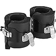 AMGSH Gravity Boots Inversion Boots, Gravity Boots Hanging Upside Down with 2 Gravity Hook, Anti Gravity Inversion Boots for Core Gym Fitness Exerciser, Ab Crunch, Abdominal Sit Up, Hooks Bar Therapy