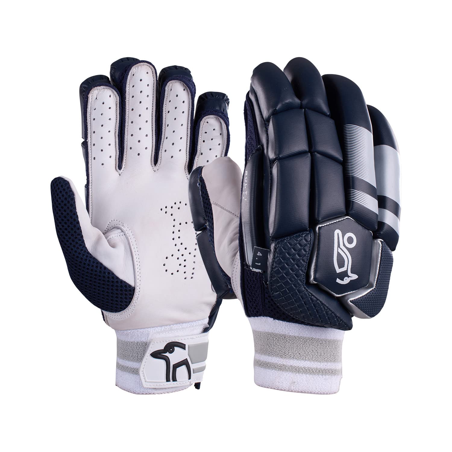 KOOKABURRA 4.1 T/20 - Navy Batting Gloves - Youth Left Hand