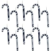 NFL Team Logo 12 Pack Candy Cane Ornament Set