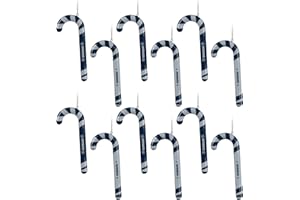FOCO NFL Unisex-Adult NFL Team Logo 12 Pack Candy Cane Ornament Set