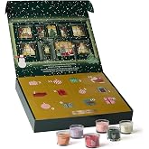Yankee Candle Signature Votive Mini Candle Jars, 12 Days of Christmas Candle Advent Calendar 2026 Variety Pack, Natural Soy Wax Blend Candle with Natural Fiber Wick, 1.3 OZ Glass Jar, (Pack of 12)