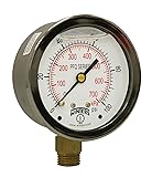 Winters 2-1/2" Dial Size, Liquid Filled Industrial