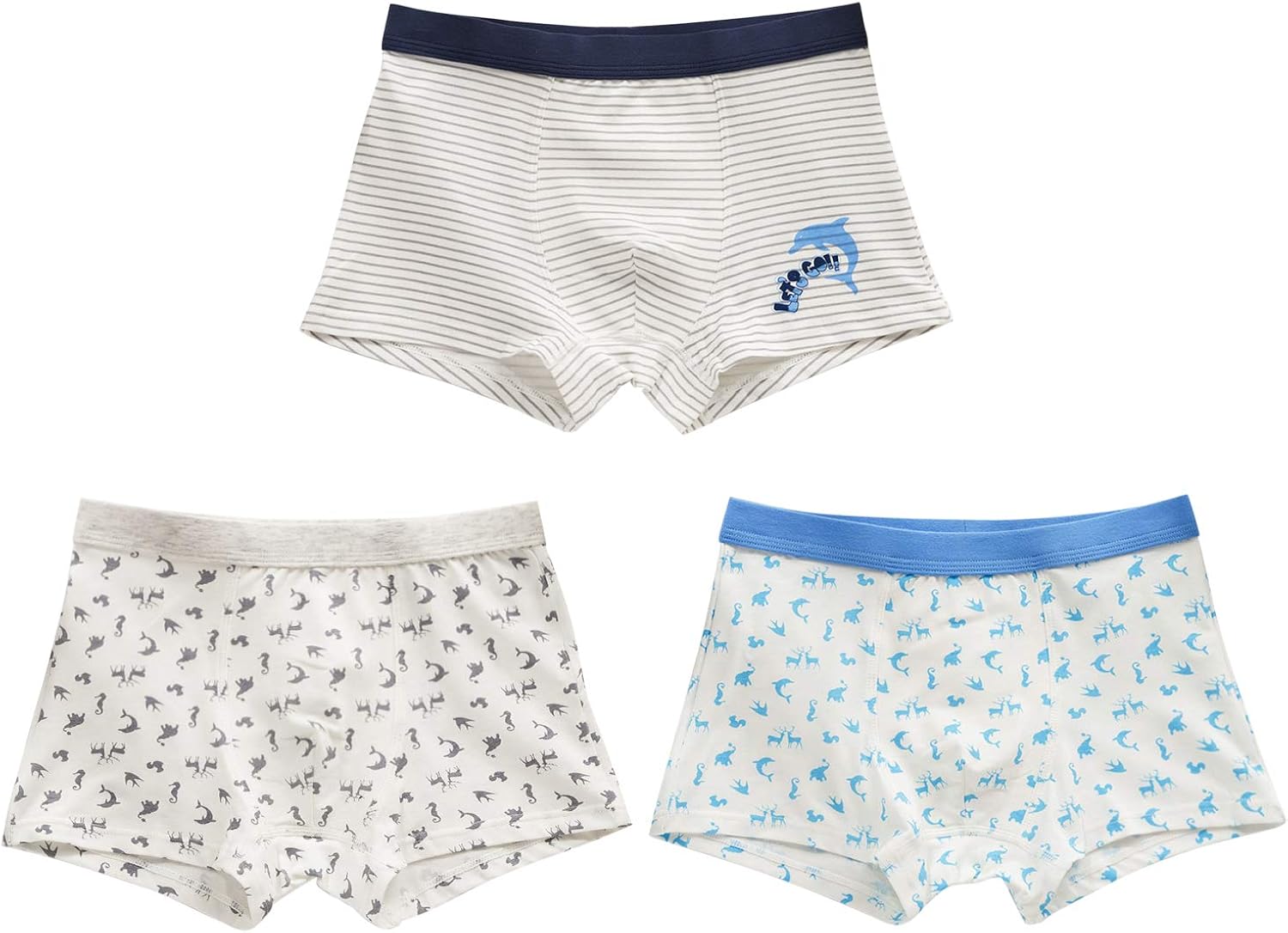 GRPSKCOS Jungen Unterhosen 4er Pack - Dinosaurier Boxershorts Für Kinder 2-8 Jahre