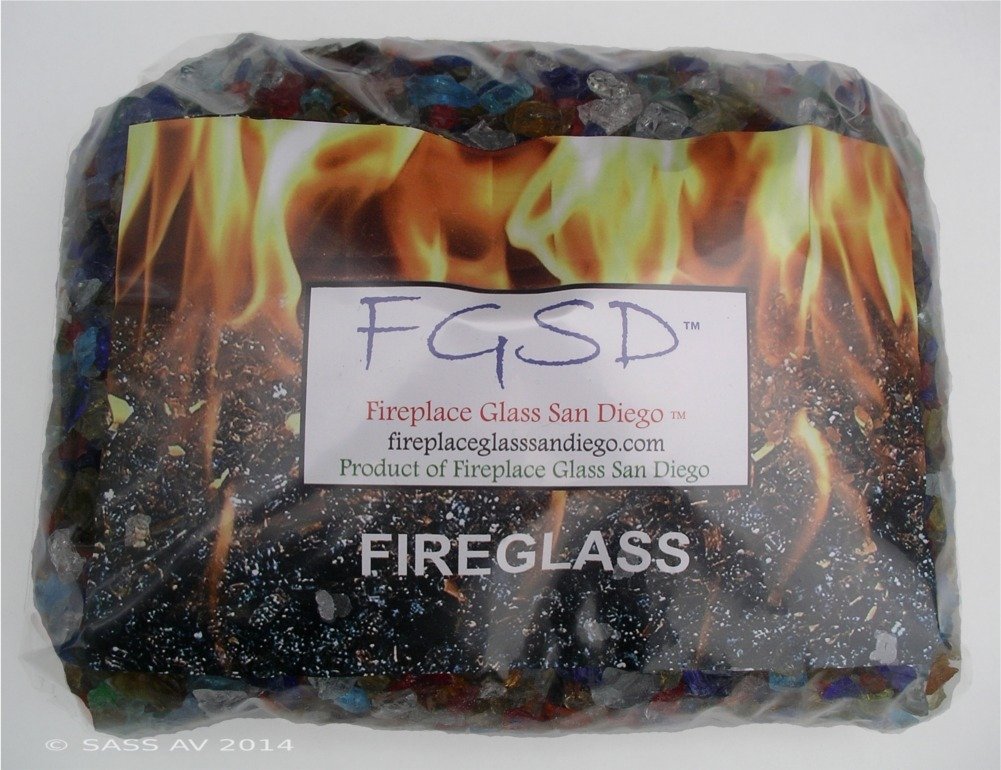 Fgsd Rainbow Mix Fireglass Fireplace Fire Pit Glass 3 8 1 2 10