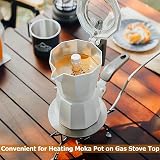 Gocoffun 13cm Heat Diffuser Plate for Moka Pot Stainless Steel 5 Inch view 2