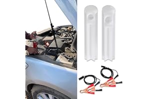 QZTYTY 4Pcs Fuel Injector Cleaner Kit, Universal Fuel Injector Flush Cleaner Adapter DIY Cleaning Tool Kit with Test Lead, 12V Fuel Injector Cleaning Kit for Car Fuel Injector Tester Fuel Pump Pressure Test