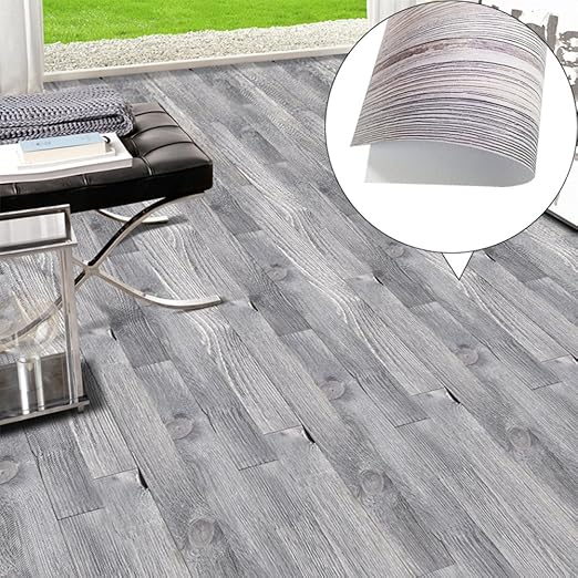 Zyclssrv Verdickte Pvc Holz Bodensticker Schlafzimmer Badezimmer