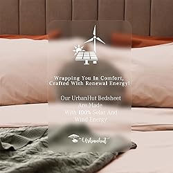 URBANHUT 1000 Thread Count 100% Solid Cotton
