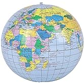 Rhode Island Novelty Inflatable Globe Replica 16-inch