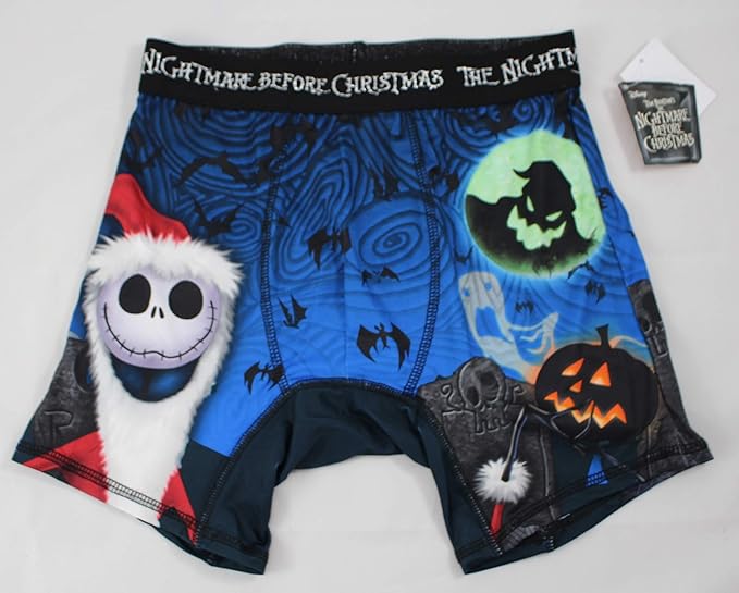 Tim Burton's The Nightmare Before Christmas Men's Boxer Briefs Medium