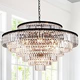 GMlixin Crystal Chandelier 7-Tier Luxury Pendant