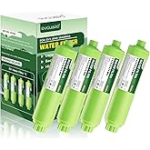 RVGUARD Inline RV Water Filter, Reduces Odors, Bad Taste, Rust, Chlorine, Ideal for RV and Marine use, 4 Pack
