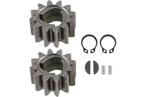 CARBBIA 42661-VE2-800 Drive Gear Kit 12 Teeth Compatible with Honda HRR216 HRS216 Lawn Mower 12T Pinion Gear 42672-VE2-800 Ke