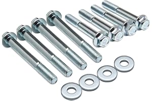 Somusen 12 PCS M10-1.5 Engine Stand Bolt Flange Kit Compatible with LS LS1 LSX 4.8L 5.3L 6.0L 6.2L LQ4 LS6 LQ9 LM4 L33 LS2 LH6 L92 L76 LY2 LY6 LC9 LFA LH8 LMG LS3 L98 L9H LZ1 L99 L96 LC8 L77