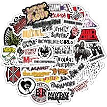 Amazon.com: Punk Band Sticker Pack (10 Stickers) Set 11