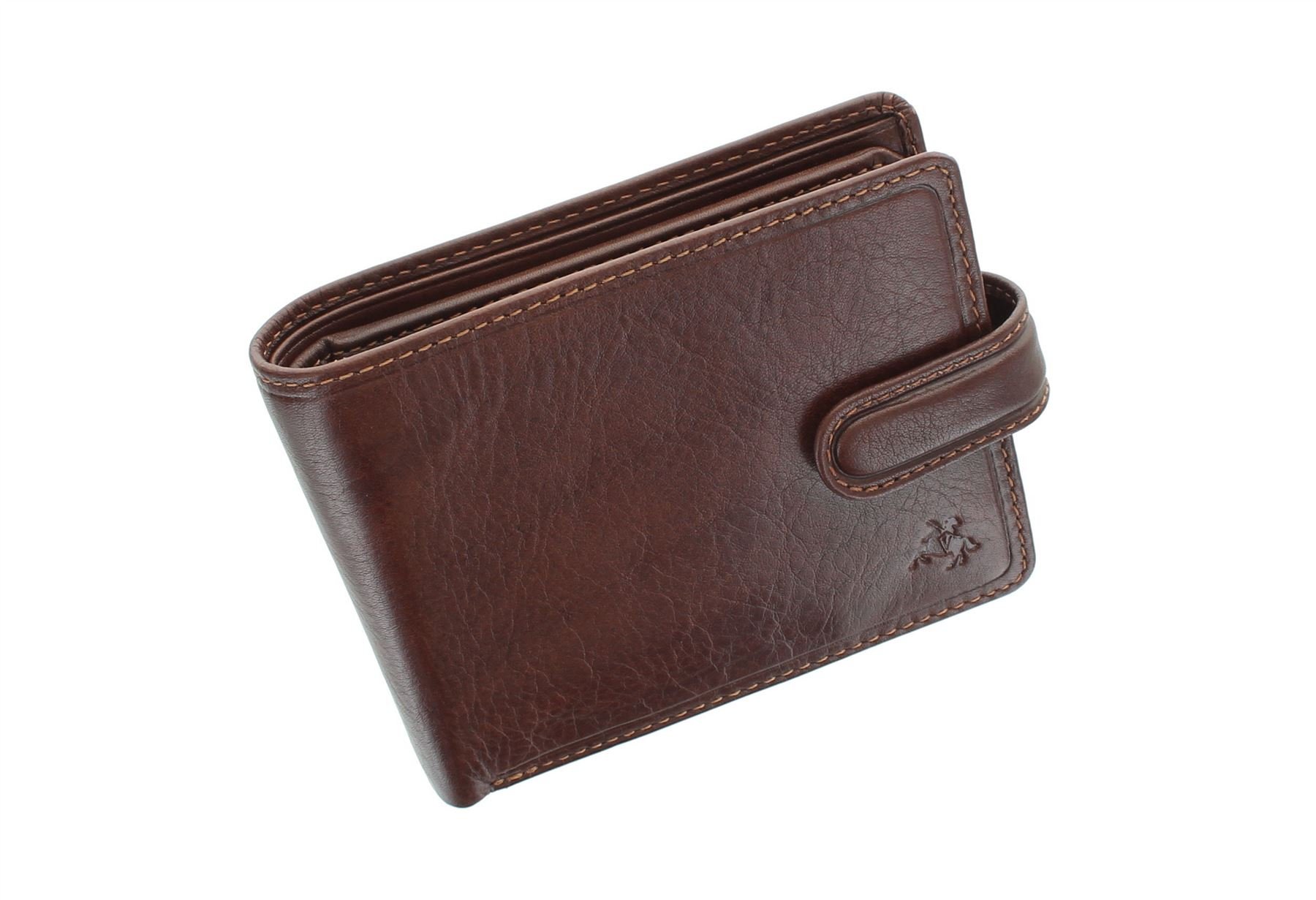 VISCONTI Tuscany Collection FILIPO Leather Wallet with RFID Protection TSC48 Tan