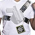 HolsterBuilder Universal Chest Rig & Mounting Hardware - Underarm Shoulder & Waist Holsters for Concealed Carry - Adjustable Pistol Chest Holster Harness, Gun Holster Not Included