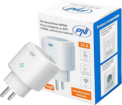 Enchufe inteligente Control de Internet WiFi PNI SmartHome WP800
aplicacin Tuya Smart compatible con Amazon Alexa y Google Home Precio
estimado 14.99 €
