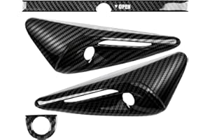 frani Exterior Camera Covers Trim Kit 3Pcs Designed for Tesla Model Y Juniper (2025-2027)-Side Camera Protection Cover,Front/