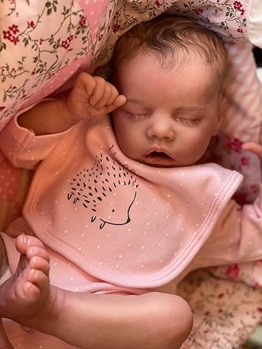 Anano TwinA Reborn Baby Dolls Silicone Full Body Girl Squishy 18