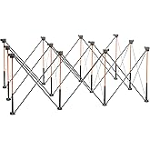 BORA Centipede 4ft x 6ft Portable Sawhorse with Accessories, 4 X-Cups, 4 Quick Clamps, Bag, CK12S Work Stand