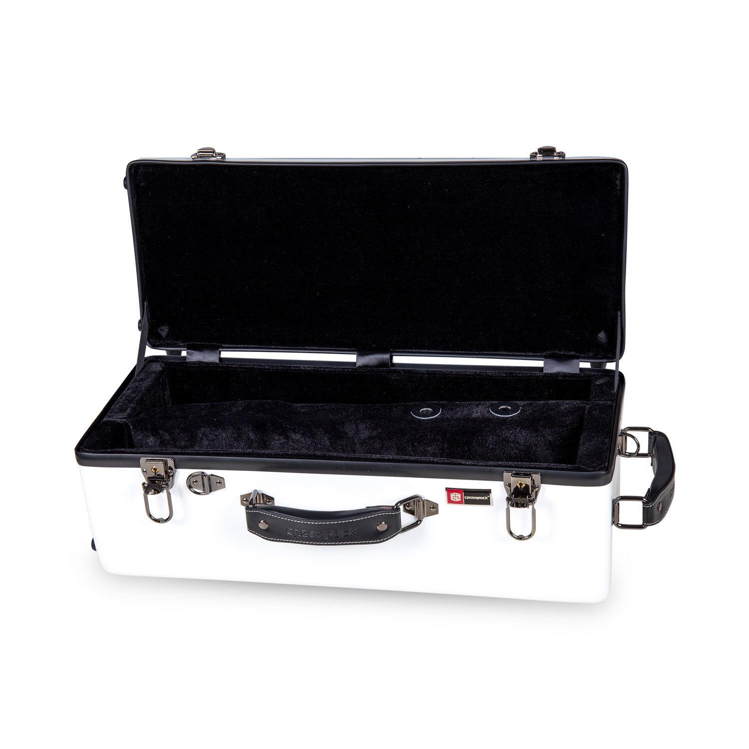 Crossrock Bb & C Double Trumpet Case Fiberglass Hardshell with Backpack